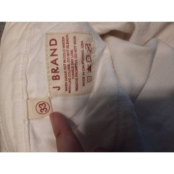 NWT J Brand Size 33 White Bootcut Stretch Jeans - Picture 5 of 5